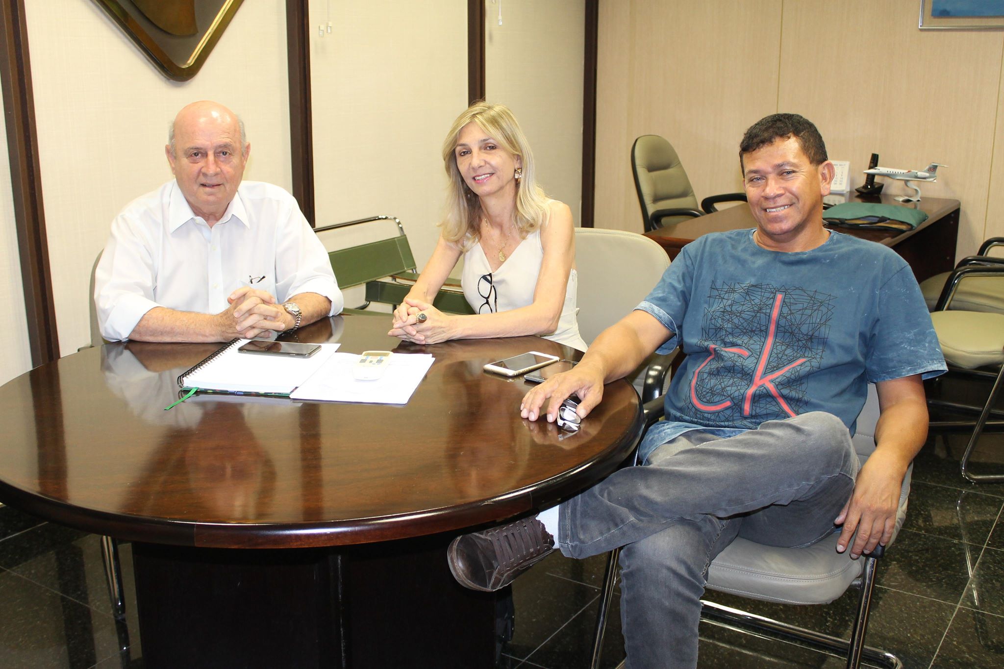 Deputado Braulio Braz se re&uacute;ne com vereadora de Muria&eacute;